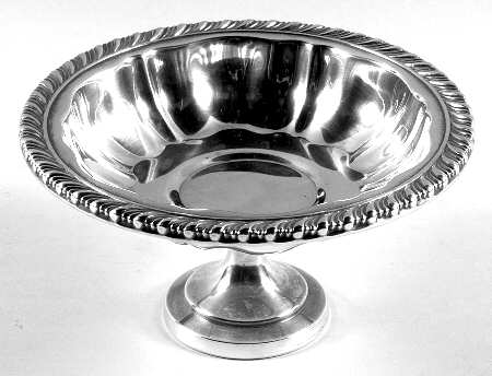 Silverplate Hollowware Small Silverplate Compote