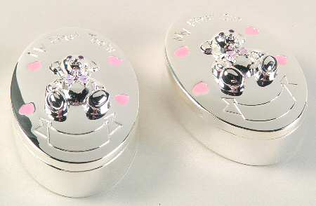 Silverplate Hollowware First Tooth & Curl Box Set