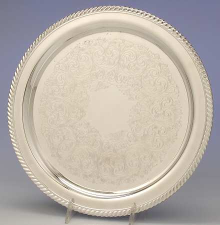 Arcadia (Silverplate, Hollowware) 12" Round Tray