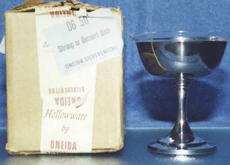 Silverplate Hollowware Sherbet & Glass Liner