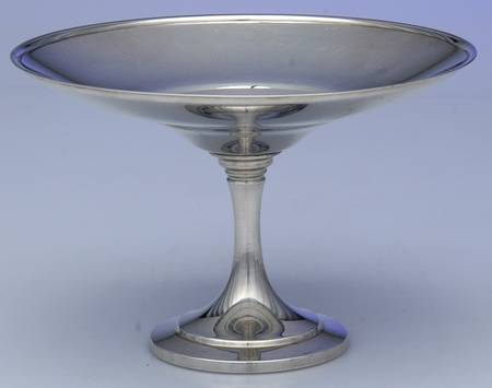 Silverplate Hollowware Round Compote (Height X Width)