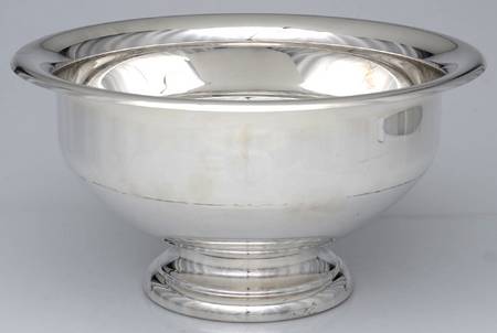 Silverplate Hollowware Punch Bowl