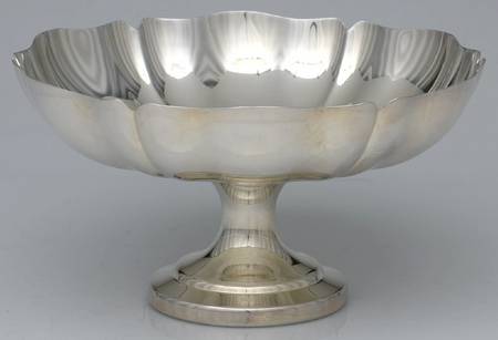 Silverplate Hollowware Pedestal Open Candy Dish