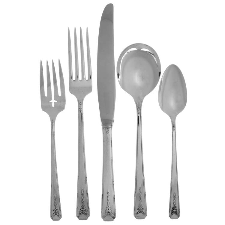 Milady (Silverplate, 1940) 40 Piece Estate Set