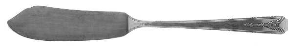Milady (Silverplate, 1940) Flat Handle Master Butter Knife