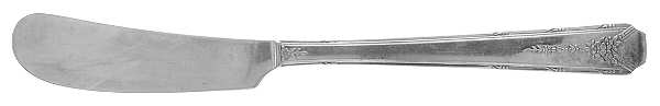 Milady (Silverplate, 1940) Flat Handle Butter Spreader