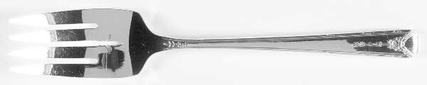 Milady (Silverplate, 1940) Medium Solid Cold Meat Serving Fork
