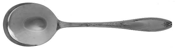 Milady (Silverplate, 1932) Round Bowl Soup Spoon (Gumbo)