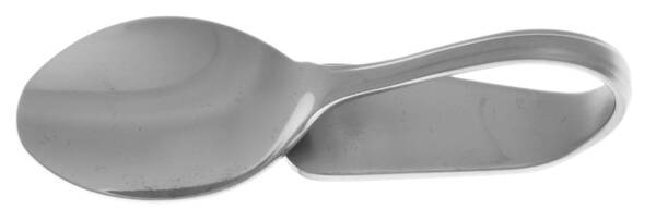 Minute Man-Colonial Boston-Satin (Stainless) Baby Spoon with Curved Handle HC
