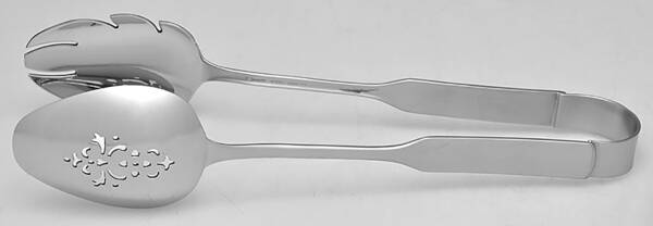 Modern Antique (Stainless) Ice Serving Tongs Large HC