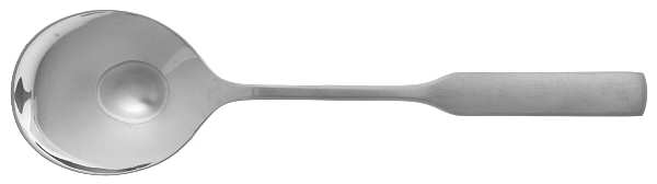 Modern Antique (Stainless) Round Bowl Soup Spoon (Gumbo)