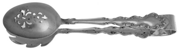 Modern Baroque (Silverplate, 1969) Ice Serving Tongs Large HC
