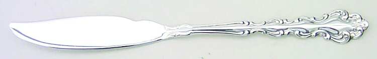 Modern Baroque (Silverplate, 1969) Individual Solid Fish Knife