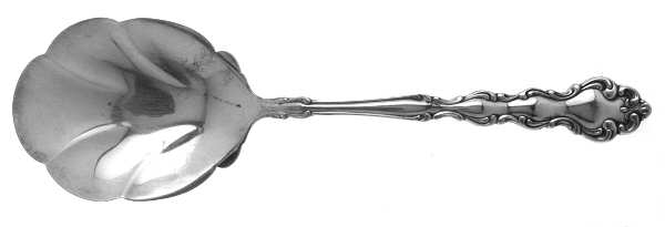 Modern Baroque (Silverplate, 1969) Solid Shell Casserole Spoon