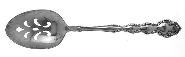 Modern Baroque (Silverplate, 1969) Pierced Tablespoon (Serving Spoon)
