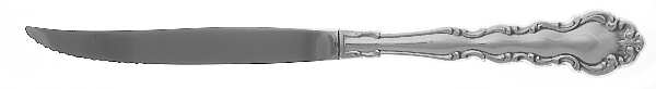 Modern Baroque (Silverplate, 1969) Individual Steak Knife Hollow Handle