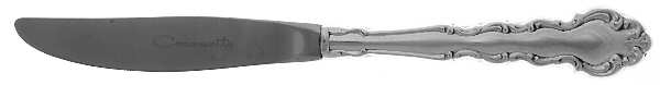 Modern Baroque (Silverplate, 1969) Modern Hollow Butter Spreader (Stainless)