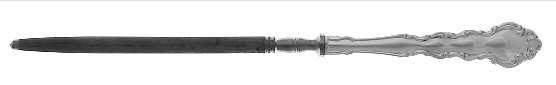 Modern Baroque (Silverplate, 1969) Small Steel Rod Sharpener Knife