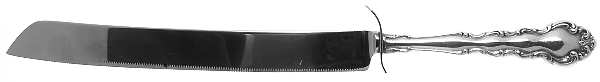 Modern Baroque (Silverplate, 1969) Wedding Cake Knife with Stainless Blade
