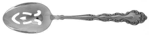 Modern Baroque (Silverplate, 1969) Pierced Tablespoon (Serving Spoon)