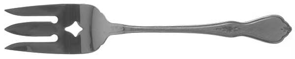 Morning Blossom (Stainless) Medium Solid Cold Meat Serving Fork