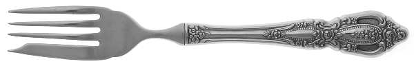 Monte Carlo (Stainless) Individual Hollow Fish Fork, Stainless Tines