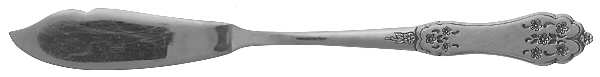 Morning Lace (Stainless) Flat Handle Master Butter Knife