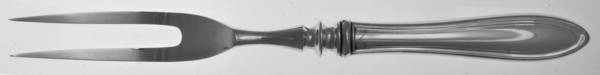 Monroe-Mohawk (Silverplate, 1915) Small Steak Carving Fork with Stainless Prongs