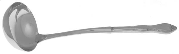 Montclair (Stainless, Floral Tip) Soup Ladle with Stainless Bowl HC