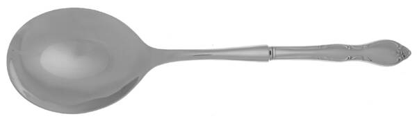 Montclair (Stainless, Floral Tip) Casserole Spoon with Smooth Stainless Bowl HC