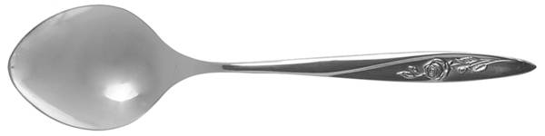 Morning Rose (Silverplate, 1960) Sugar Spoon by Oneida Silver