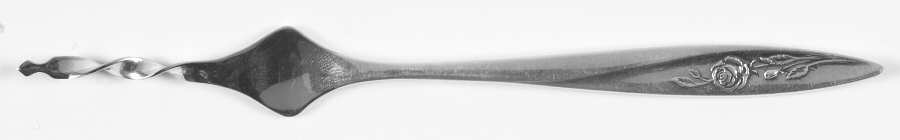 Morning Rose (Silverplate, 1960) Butter Pick with One Twisted Tine HC