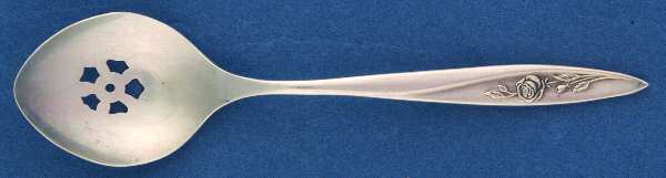 Morning Rose (Silverplate, 1960) Large Sugar Sifter by Oneida Silver