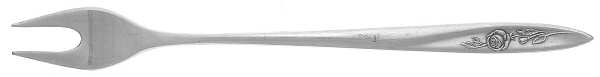 Morning Rose (Silverplate, 1960) Short Handle Pickle/Olive Fork