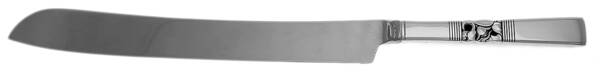 Morning Star (Silverplate, 1948) Wedding Cake Knife with Stainless Blade HC