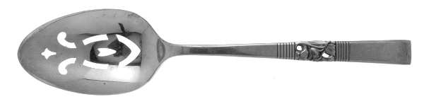 Morning Star (Silverplate, 1948) Pierced Tablespoon (Serving Spoon)