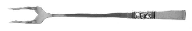 Morning Star (Silverplate, 1948) Short Handle Pickle/Olive Fork