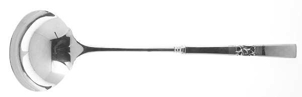 Morning Star (Silverplate, 1948) Hollow Handle Soup Ladle with Solid Bowl