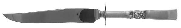 Morning Star (Silverplate, 1948) Small Steak Carving Knife with Stainless Blade