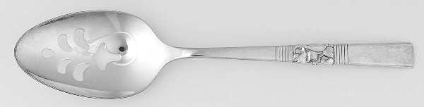 Morning Star (Silverplate, 1948) Pierced Tablespoon (Serving Spoon)