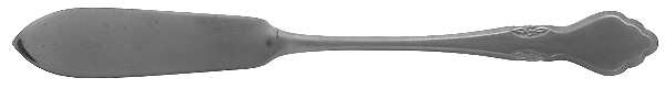 Musette (Stainless) Flat Handle Master Butter Knife