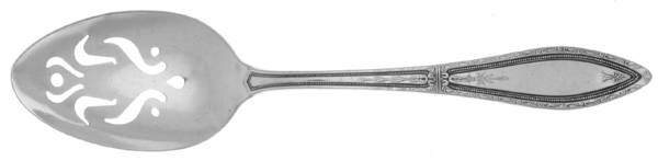 Mystic-Coronet (Silverplate, 1926, No Monograms) Pierced Tablespoon (Serving Spoon)