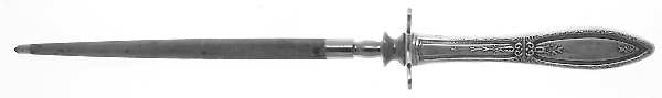 Mystic-Coronet (Silverplate, 1926, No Monograms) Small Steel Rod Sharpener Knife