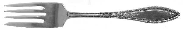 Mystic-Coronet (Silverplate, 1926, No Monograms) Individual Salad Fork