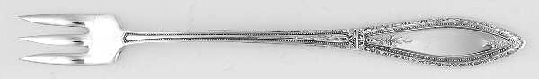 Mystic-Coronet (Silverplate, 1926, No Monograms) Cocktail/Seafood Fork
