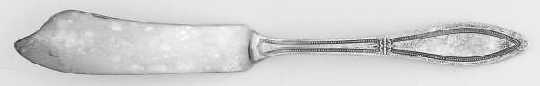 Mystic-Coronet (Silverplate, 1926, No Monograms) Flat Handle Master Butter Knife