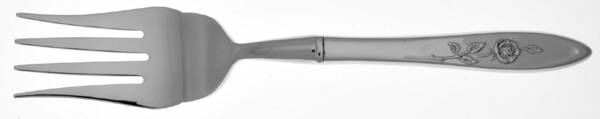 My Rose (Stainless) Cold Meat Fork Large, Stainless Tines HC