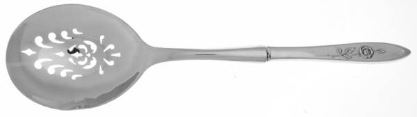 My Rose (Stainless) Casserole Spoon with Pierced Stainless Bowl HC