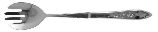 My Rose (Stainless) Solid Salad Serving Fork