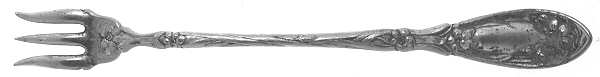 Narcissus (Silverplate, 1908) Cocktail/Seafood Fork